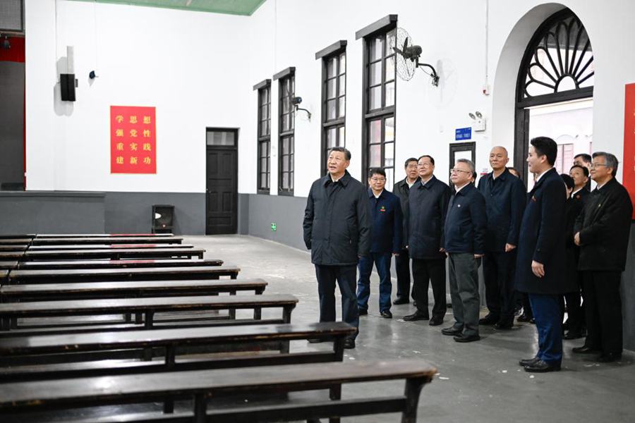 Viaggio d'ispezione di Xi Jinping a Changsha