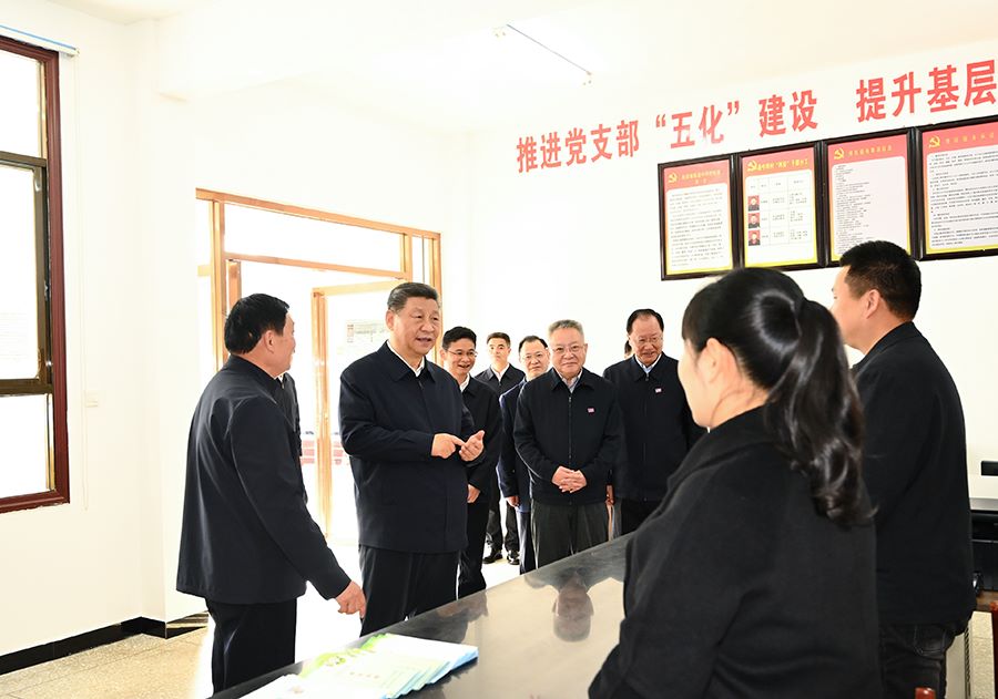 Ispezione di Xi Jinping a Changde, nella provincia dello Hunan