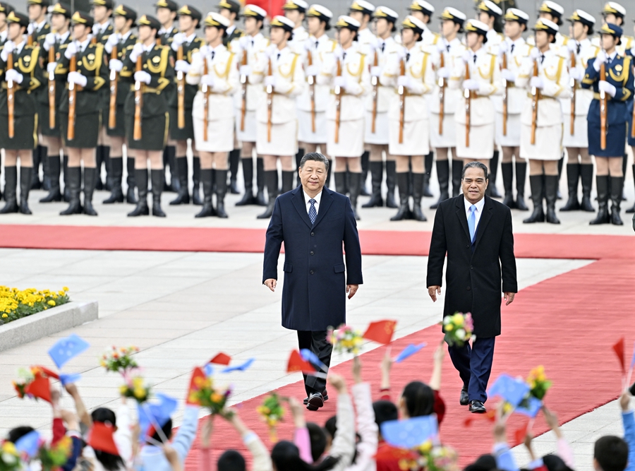 Colloquio tra Xi Jinping e il presidente degli Stati Federati di Micronesia