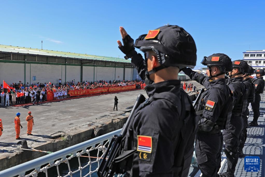 Giunto in Madagascar 45esimo convoglio Marina Militare Cinese