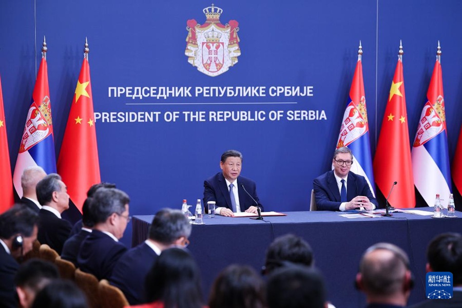 Parole di Xi Jinping e Aleksandar Vučić durante la conferenza stampa congiunta