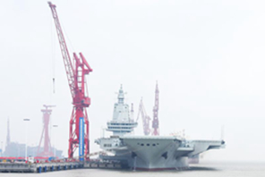 Portaerei Fujian, la prima prova in mare della terza portaerei cinese
