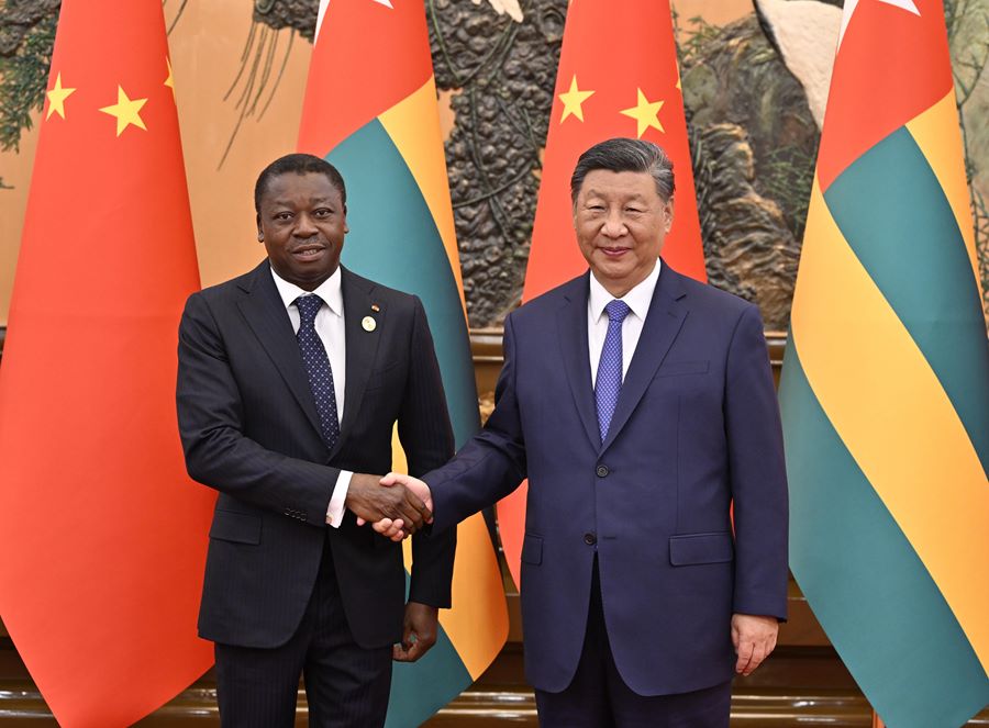 Incontro tra Xi Jinping e il Presidente Faure Gnassingbe della Repubblica Togolese
