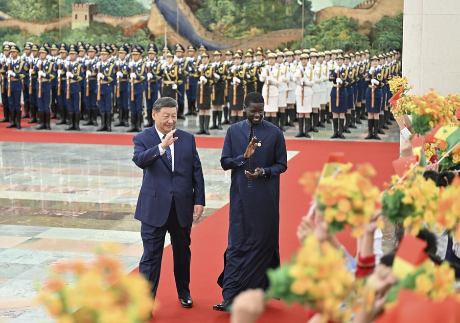 Incontro tra Xi Jinping e il Presidente del Senegal, Bassirou Diomaye Faye