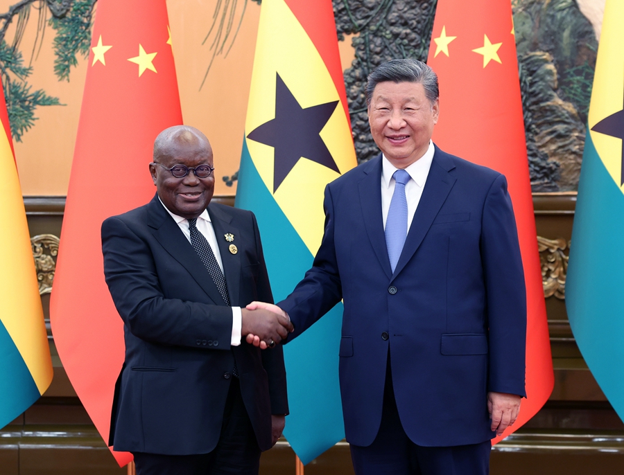 Incontro tra Xi Jinping e il Presidente ghanese, Nana Akufo-Addo