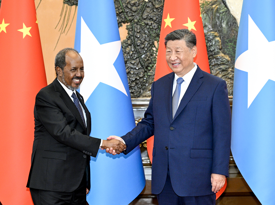 Incontro tra Xi Jinping e il Presidente della Somalia, Hassan Sheikh Mohamud