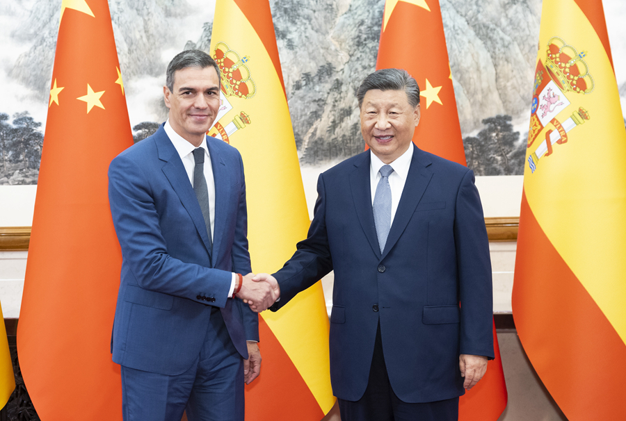 Incontro tra Xi Jinping e il Primo Ministro spagnolo, Pedro Sánchez Pérez-Castejón