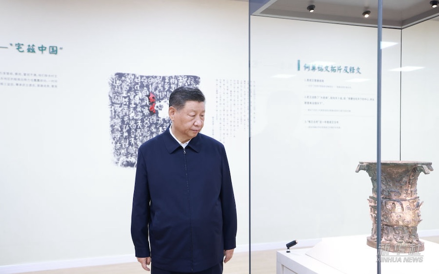 Ispezioni di Xi Jinping a Baoji e a Tianshui