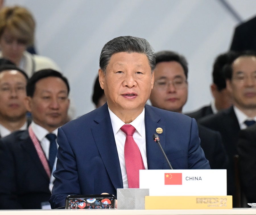 Xi Jinping partecipa al 16° Vertice BRICS