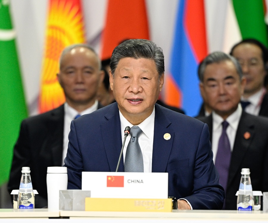Xi Jinping partecipa al Dialogo dei Leader dei Paesi BRICS+ e pronuncia un importante discorso