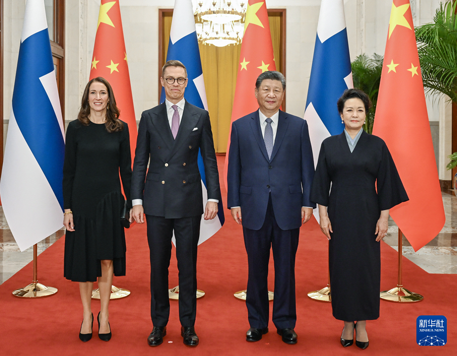 Incontro tra Xi Jinping e il Presidente finlandese Stubb