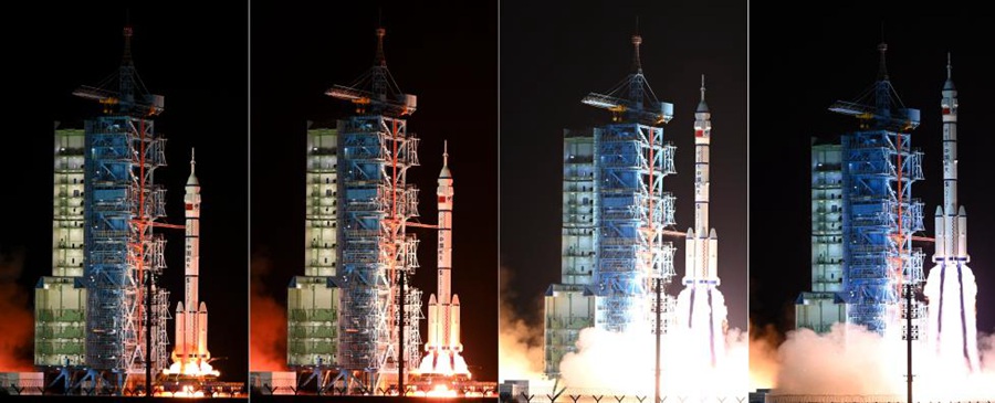 Navicella spaziale cinese con equipaggio Shenzhou-19 lanciata con successo