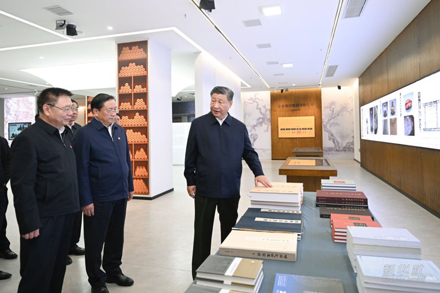 Visita d'ispezione di Xi Jinping nello Hubei