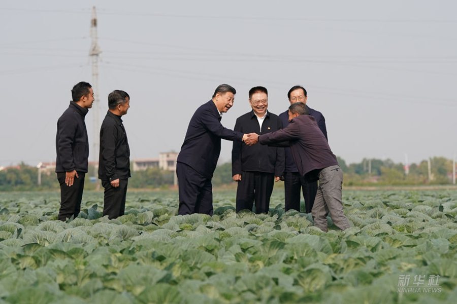 Visita d'ispezione di Xi Jinping nello Hubei
