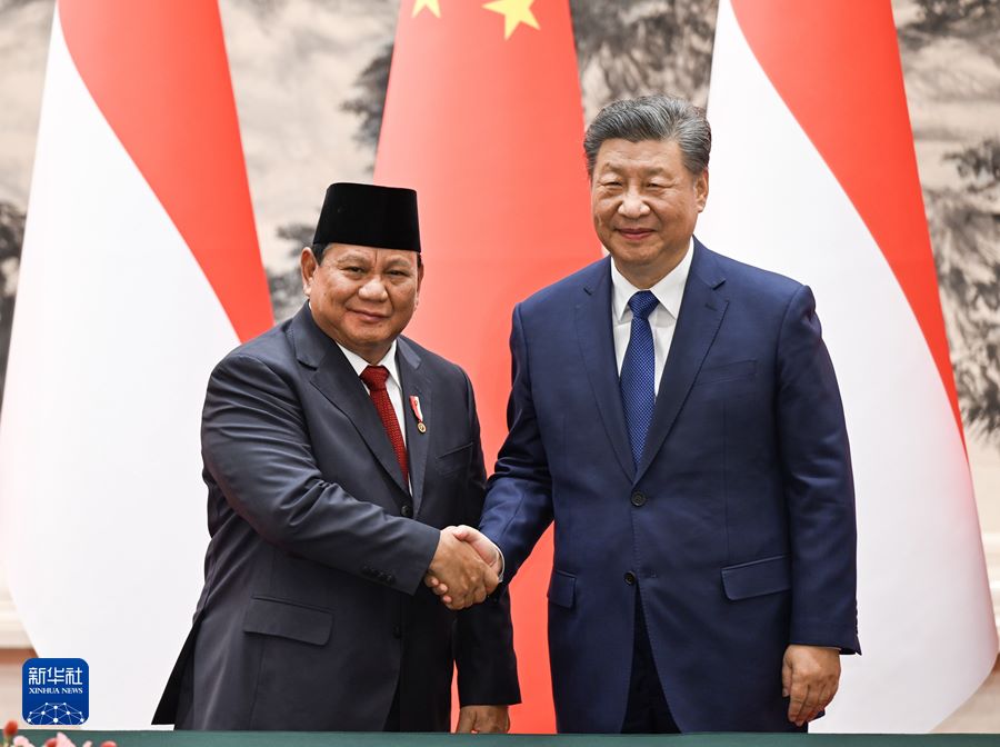 Xi Jinping incontra Prabowo Subianto