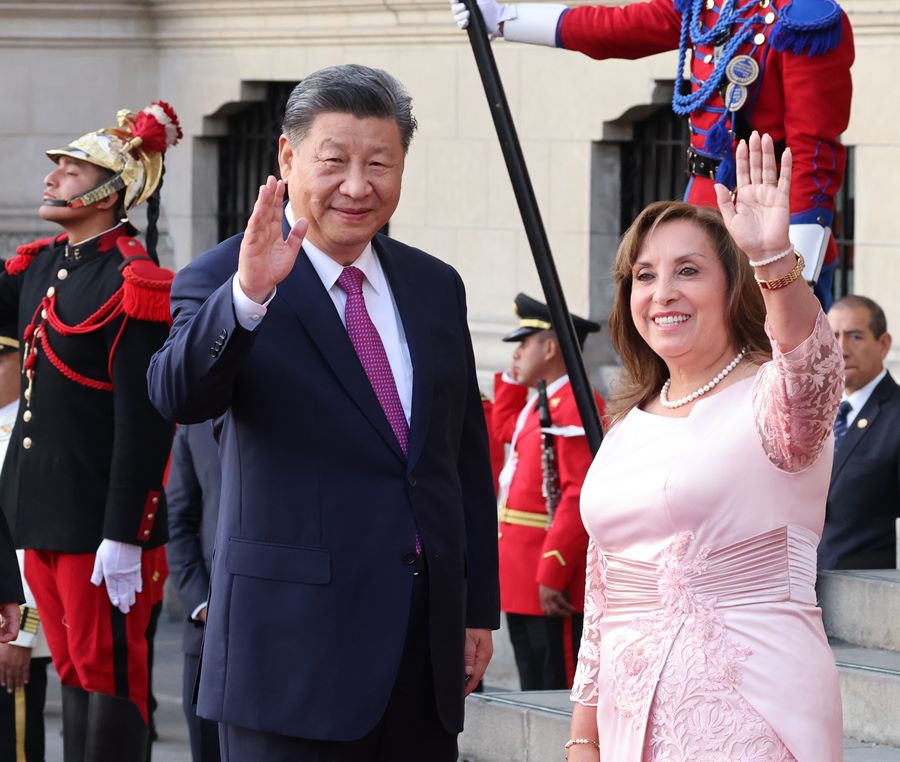 Colloquio tra Xi Jinping e Presidente peruviana, Dina Boluarte