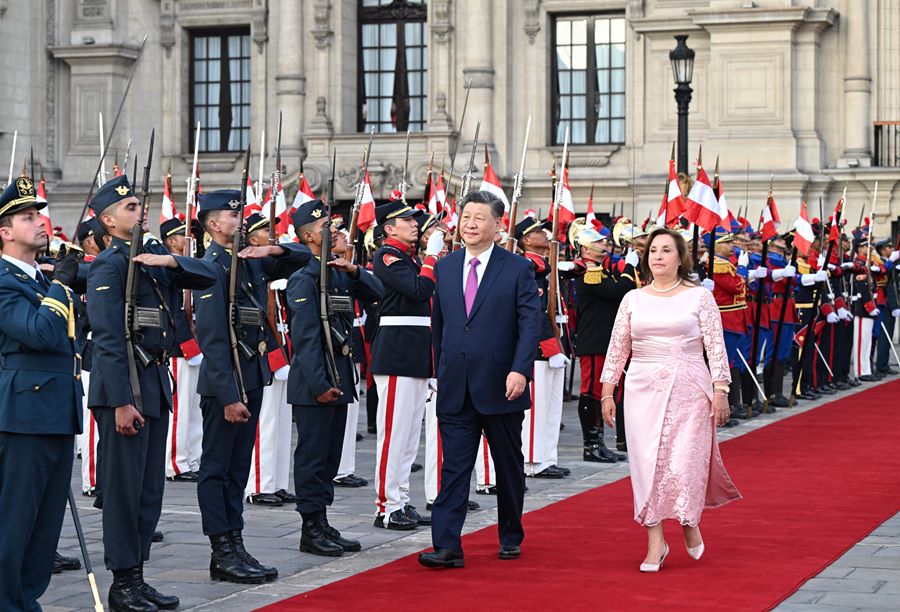 Colloquio tra Xi Jinping e Presidente peruviana, Dina Boluarte
