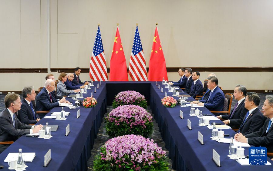 Lima, Xi Jinping incontra Joe Biden