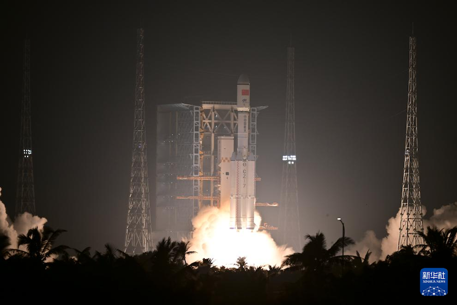 Cina, lanciata con successo la navicella cargo Tianzhou-8