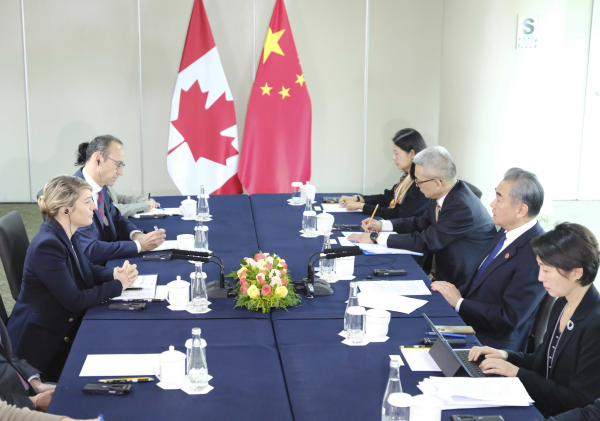 Wang Yi: 