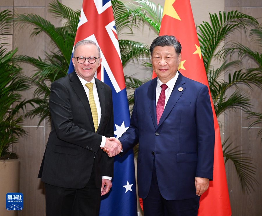 Xi Jinping incontra il premier australiano Anthony Albanese
