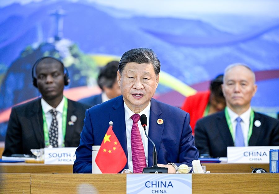 Il Presidente Xi Jinping alla seconda sessione del 19° vertice del G20