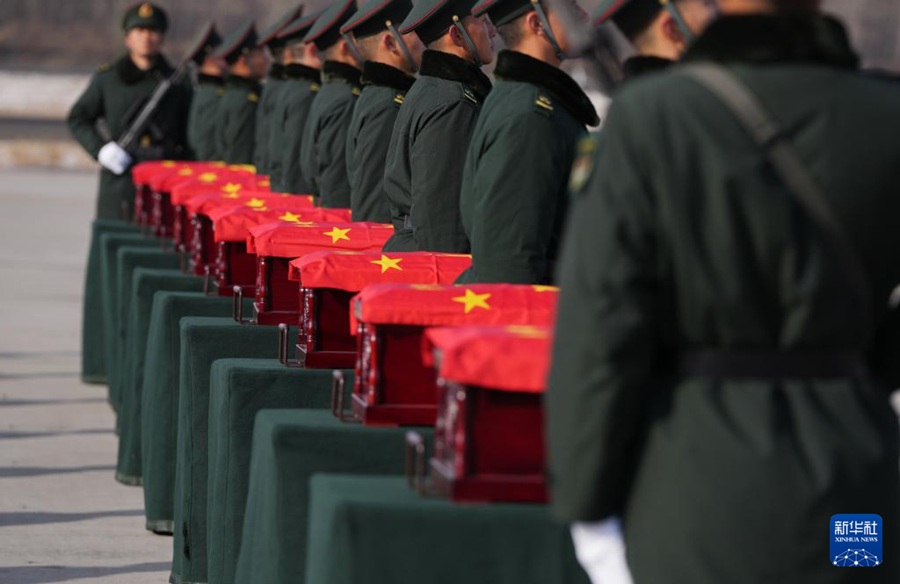 Torna in patria undicesimo lotto spoglie martiri dell'Esercito Popolare dei Volontari cinesi