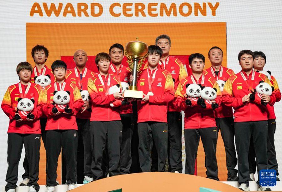 La nazionale di tennistavolo sconfigge la Corea del Sud e vince il titolo di Coppa del Mondo a squadre miste