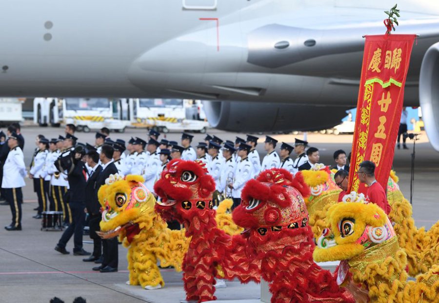 Xi Jinping arriva a Macao