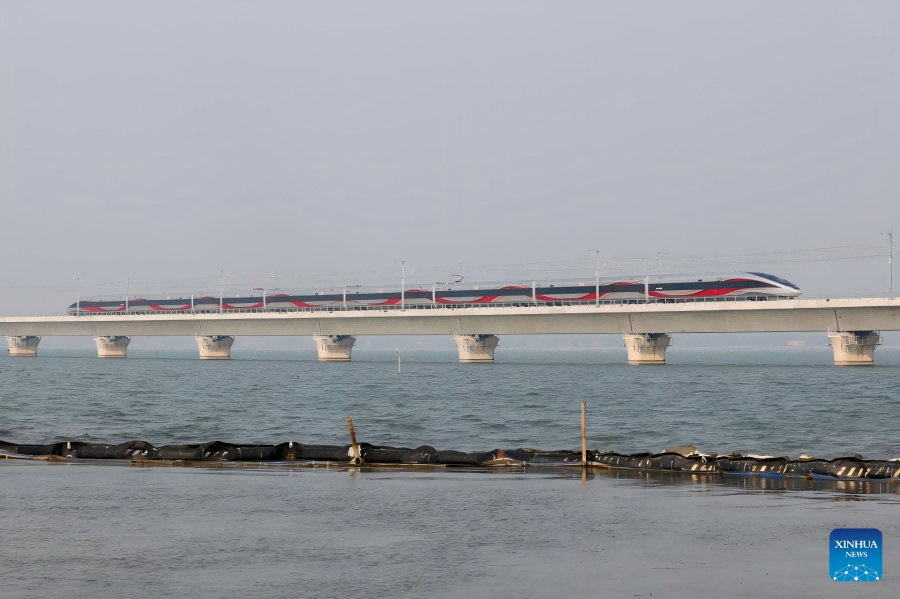 Nuova ferrovia ad alta velocità rafforza l'integrazione del cluster di megalopoli della Cina orientale