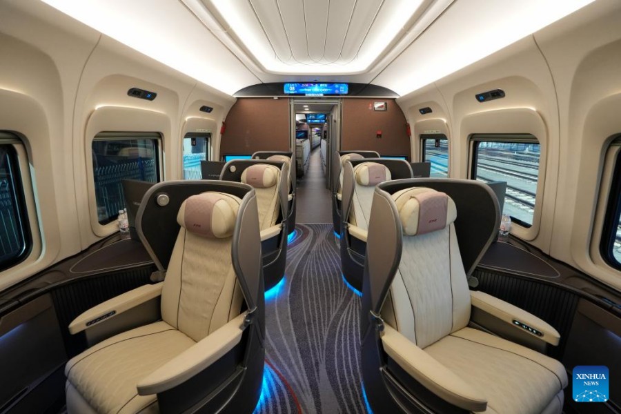 La Cina presenta i prototipi del treno ad alta velocità più veloce al mondo