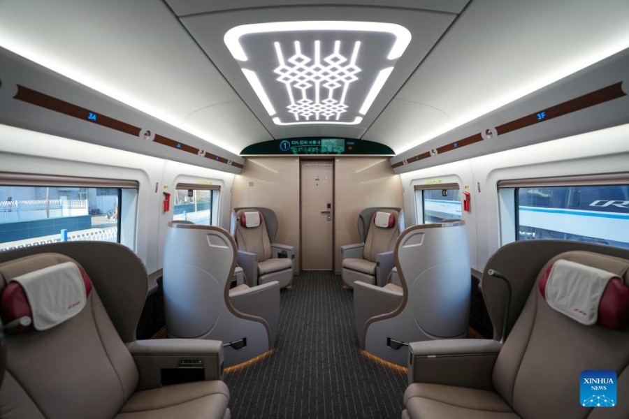 La Cina presenta i prototipi del treno ad alta velocità più veloce al mondo