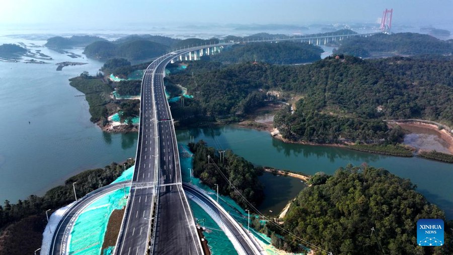 Il ponte marino più lungo del Guangxi apre al traffico