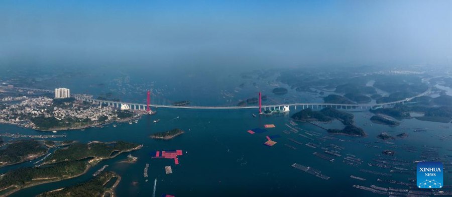 Il ponte marino più lungo del Guangxi apre al traffico