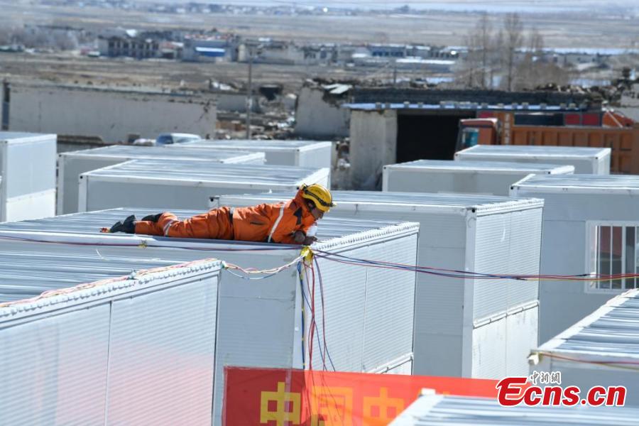 Case a pannelli costruite nello Xizang colpita dal terremoto