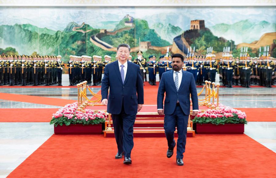 Beijing, colloquio tra Xi Jinping e il Presidente dello Sri Lanka
