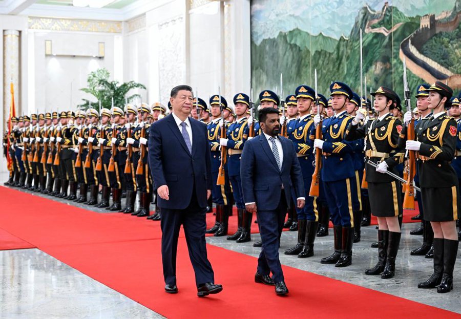 Beijing, colloquio tra Xi Jinping e il Presidente dello Sri Lanka