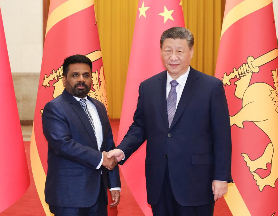 Beijing, colloquio tra Xi Jinping e il Presidente dello Sri Lanka