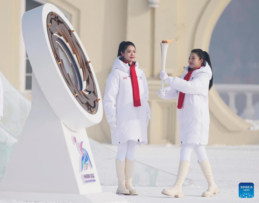 Giochi Asiatici Invernali di Harbin: accesa con successo la fiamma