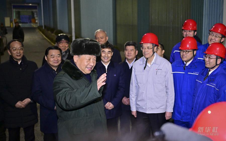 Visita d'ispezione di Xi Jinping nella città di Benxi, Liaoning