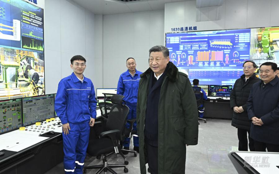Visita d'ispezione di Xi Jinping nella città di Benxi, Liaoning