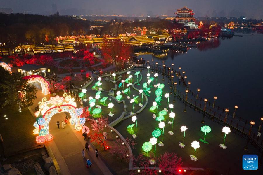 Xi'an, antica città, pronta per la Festa di Primavera