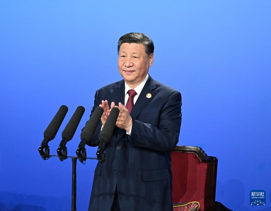 Xi Jinping partecipa alla cerimonia di apertura dei IX Giochi Asiatici Invernali
