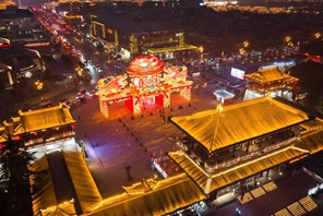 Xi'an, antica città, pronta per la Festa di Primavera