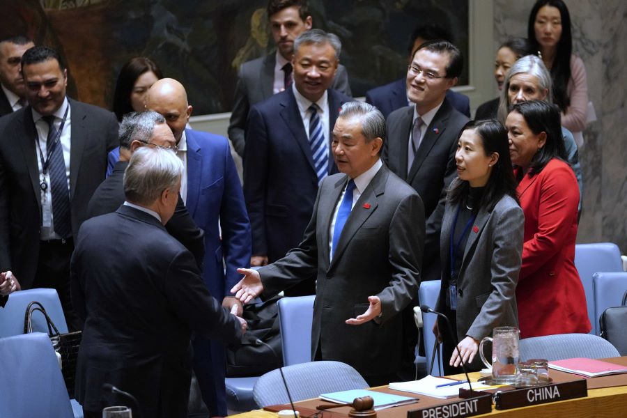 Wang Yi: la Cina persiste nel multilateralismo e tutela l'autorevolezza dell'ONU