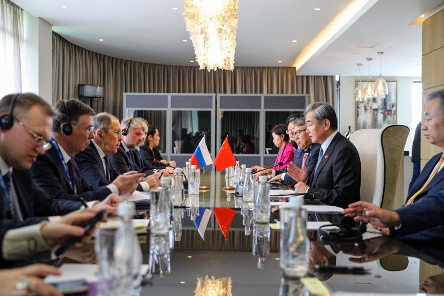 Incontro tra Wang Yi e Sergey Lavrov