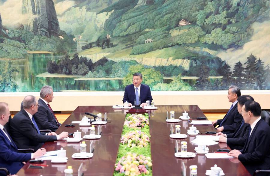 Incontro tra Xi Jinping e il Segretario del Consiglio di Sicurezza della Federazione Russa​