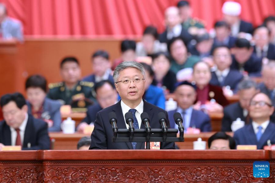 Seconda riunione plenaria della terza sessione del 14° Comitato Nazionale della CPPCC tenutasi a Beijing