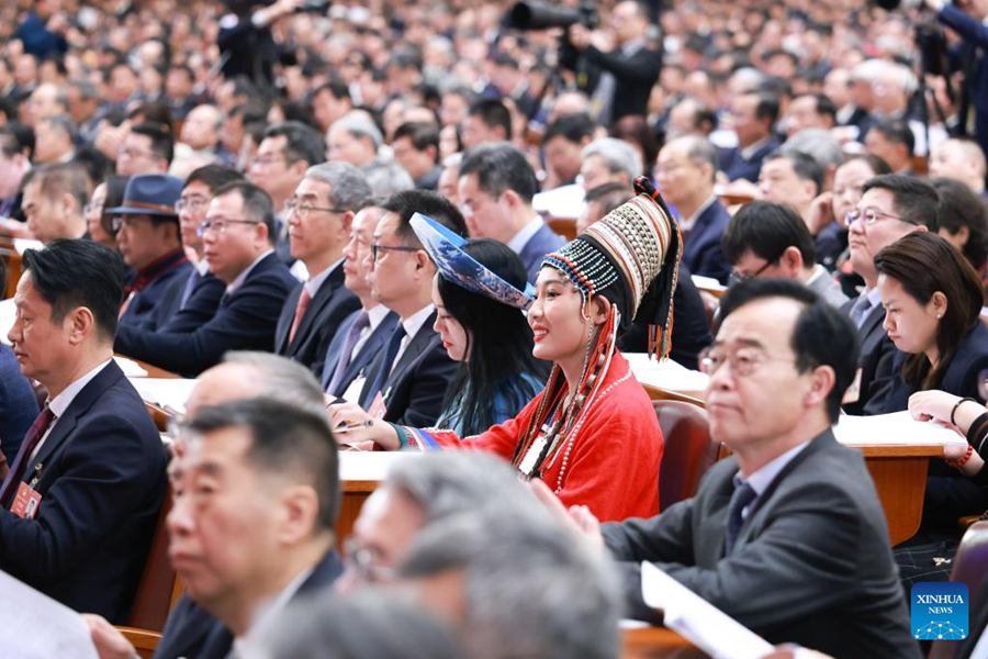 Seconda riunione plenaria della terza sessione del 14° Comitato Nazionale della CPPCC tenutasi a Beijing
