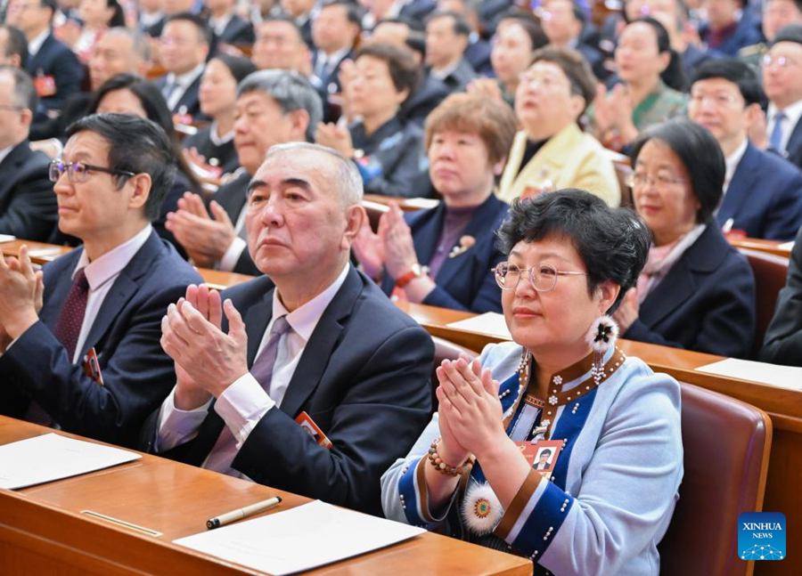 Seconda riunione plenaria della terza sessione del 14° Comitato Nazionale della CPPCC tenutasi a Beijing